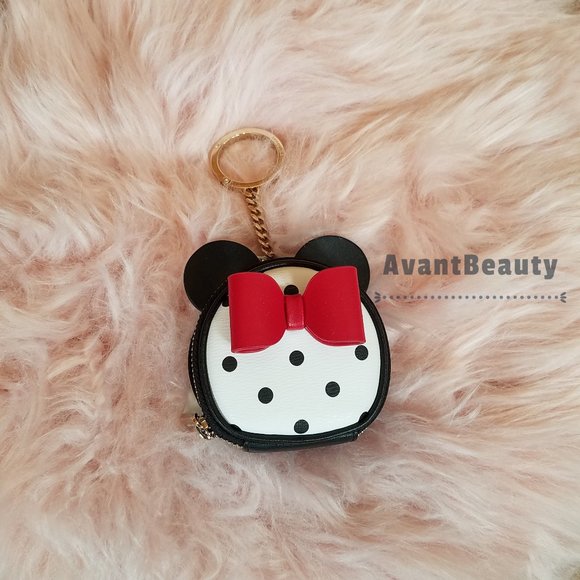 kate spade Accessories - disney x kate spade new york minnie mouse coin purse White multi black key chain